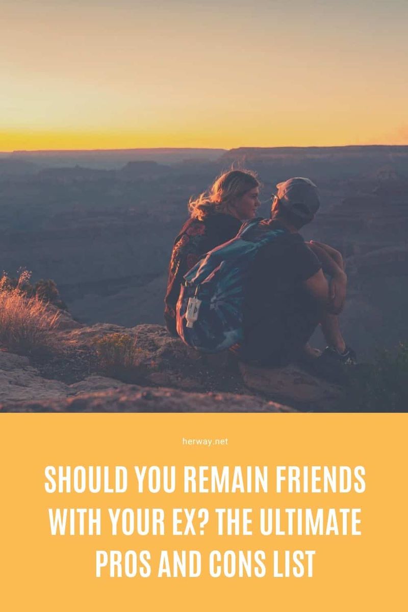 Sollten Sie mit Ihrem Ex befreundet bleiben? Die ultimative Vor- und Nachteile-Liste