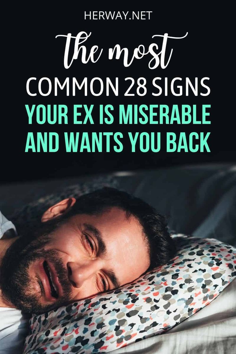 28 todsichere Zeichen, dass dein Ex ohne dich unglücklich ist Pinterest
