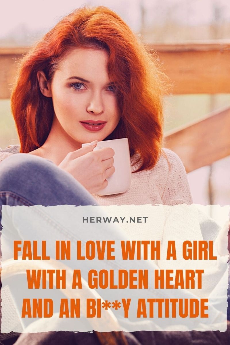 Verlieben Sie sich in ein Mädchen mit einem goldenen Herzen und einer Bi ** y-Einstellung