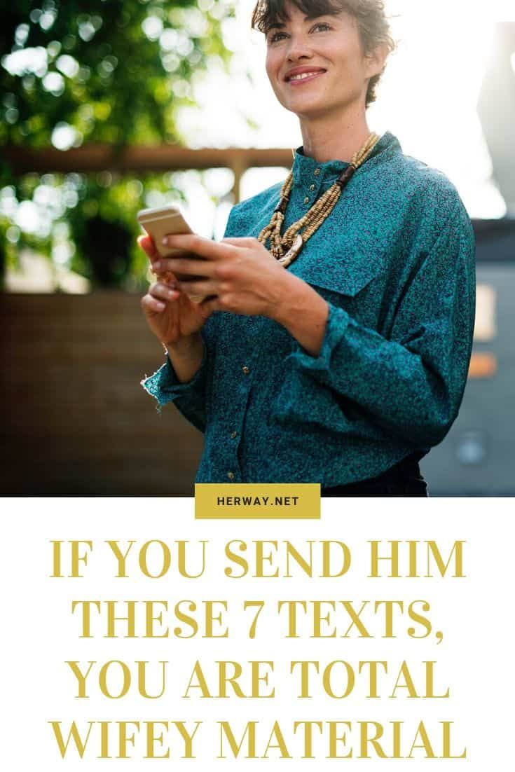 Wenn du ihm diese 7 SMS schickst, bist du das perfekte Material für deine Frau