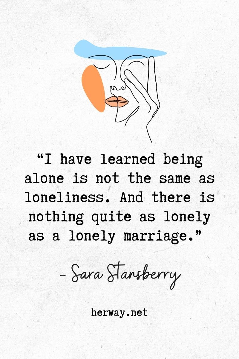 Ich habe gelernt, dass Alleinsein nicht dasselbe ist wie Einsamkeit