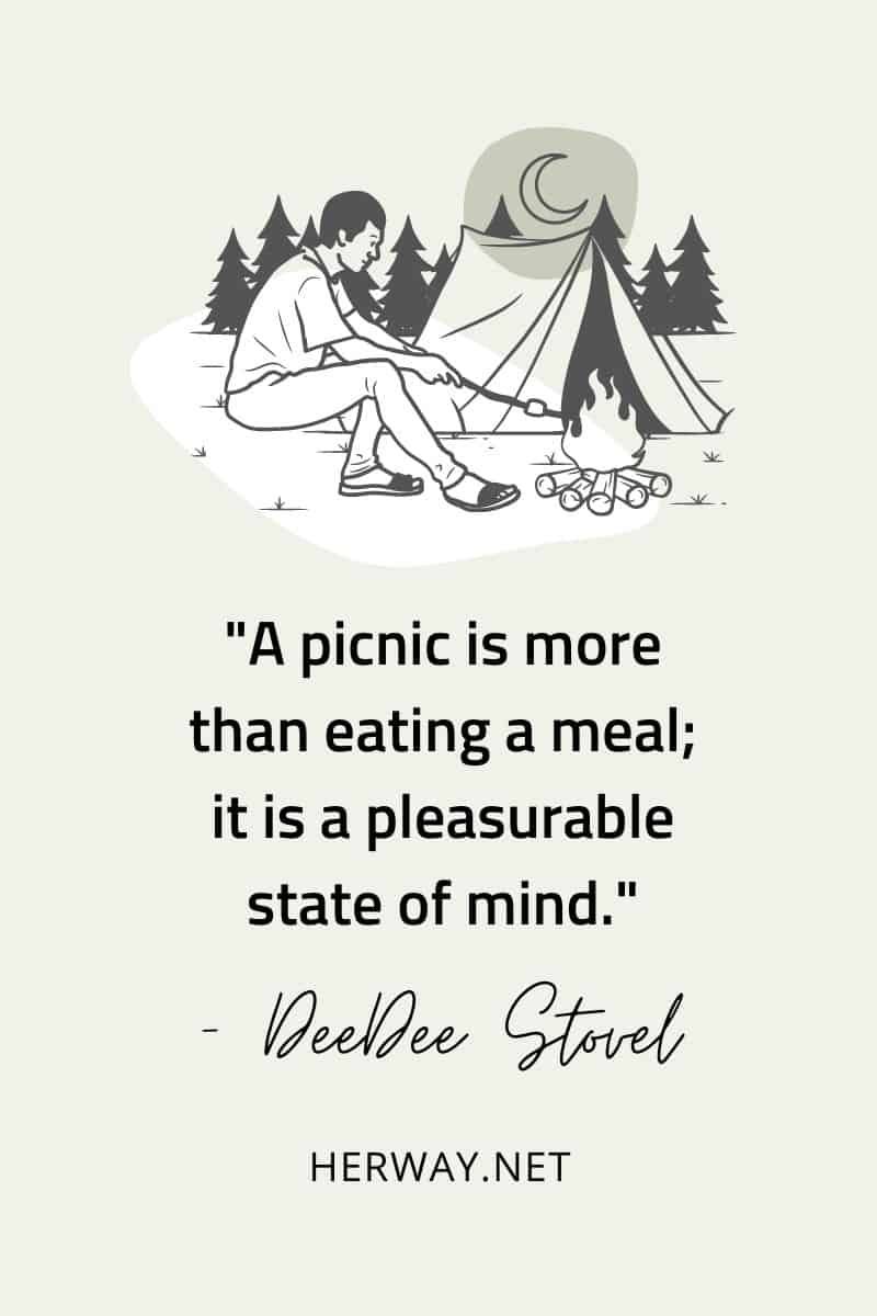 Ein Picknick ist mehr als nur eine Mahlzeit; es ist ein angenehmer Geisteszustand