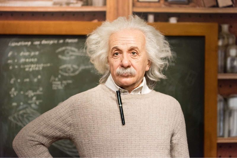 Albert Einstein Wachsfigur