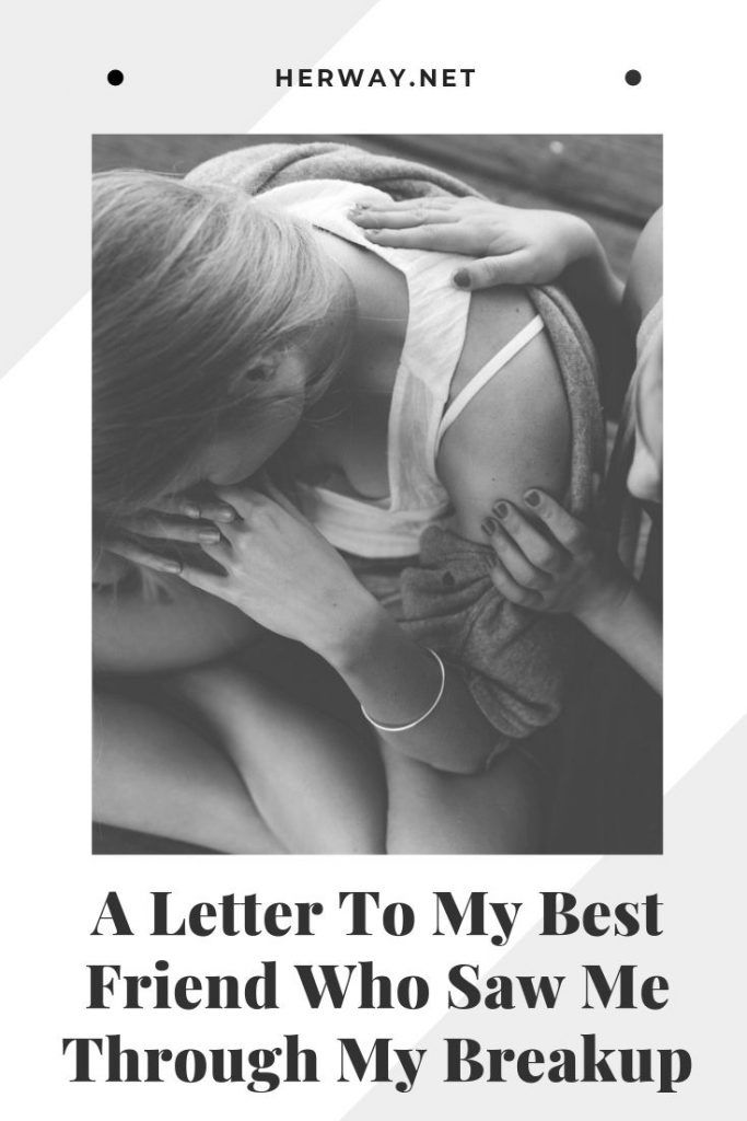 Ein Brief an meinen besten Freund, der mich durch meine Trennung begleitet hat