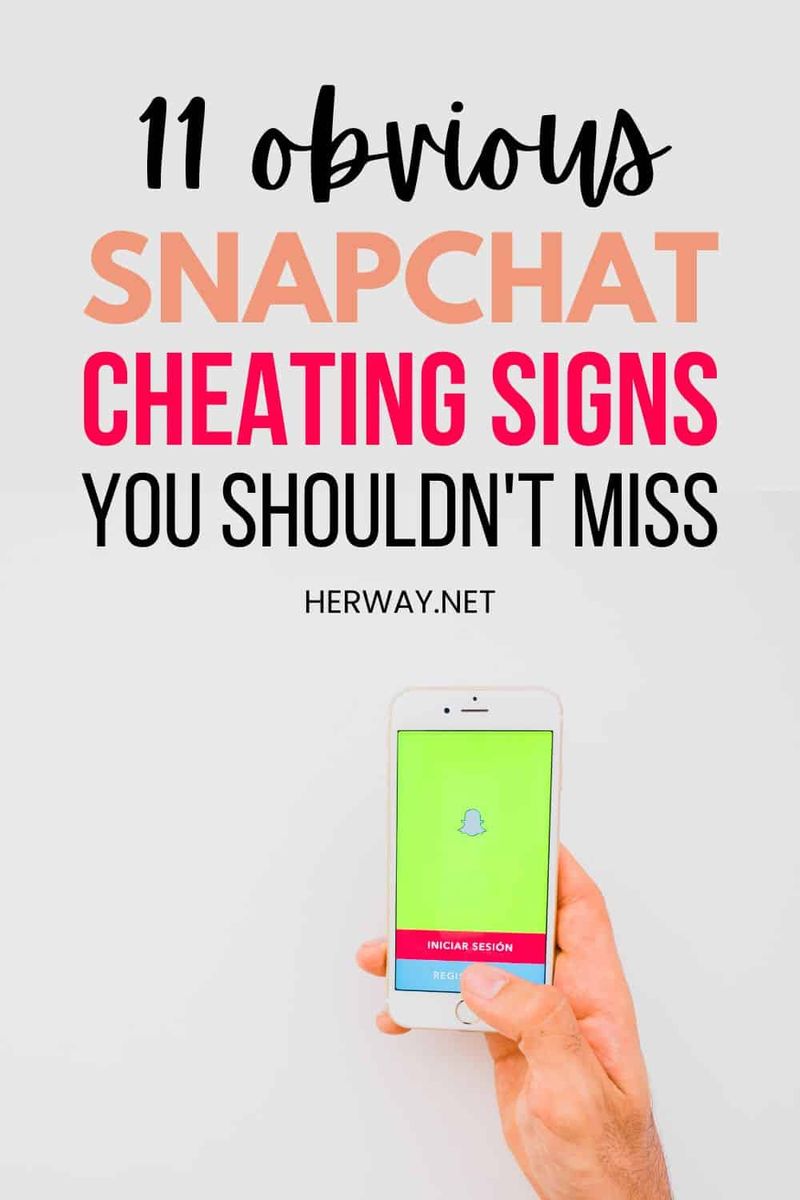 11 Anzeichen dafür, dass Ihr Partner Sie auf Snapchat betrügt Pinterest