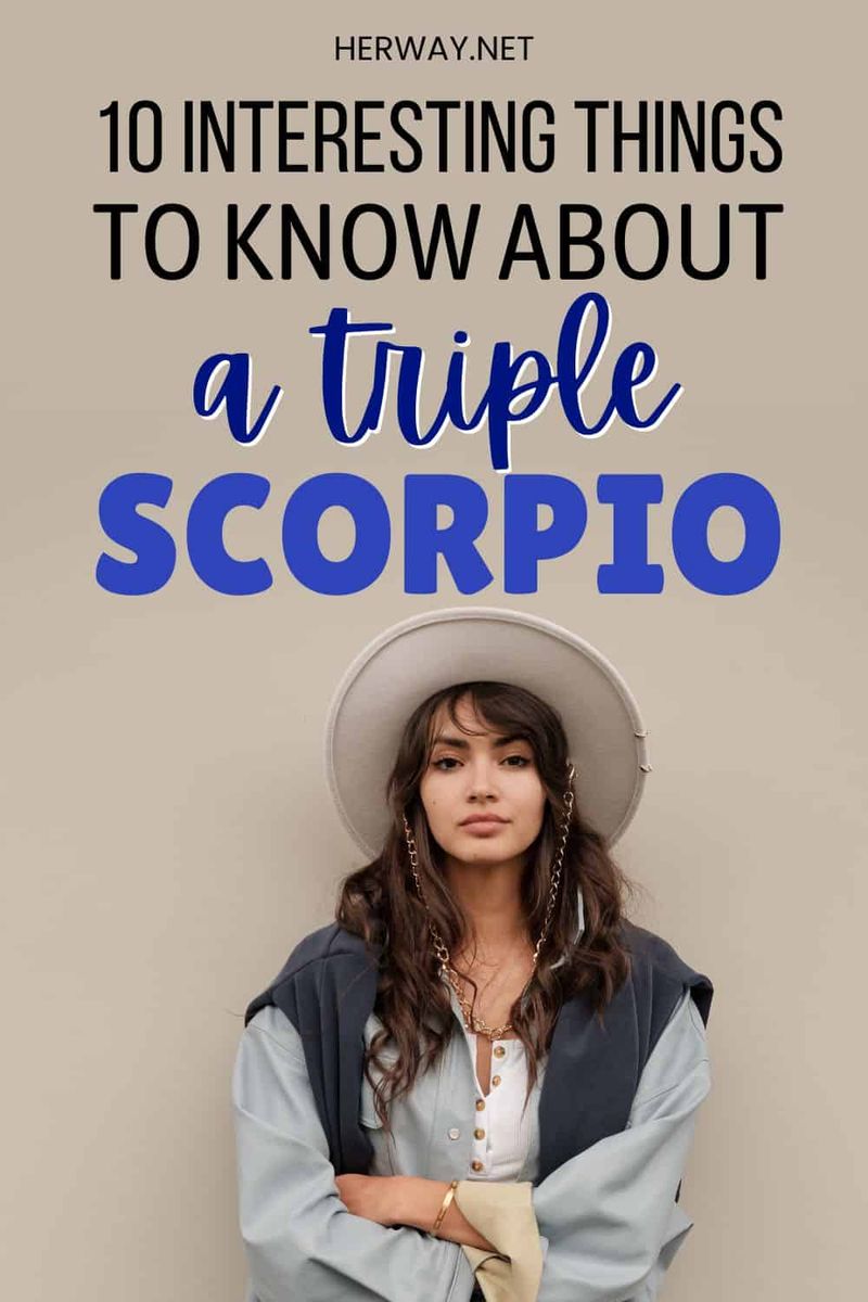 10 interessante Dinge, die Sie über einen dreifachen Skorpion wissen sollten Pinterest
