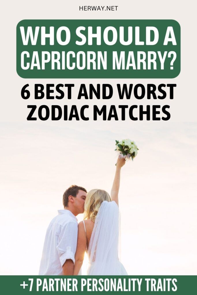 Wen sollte ein Steinbock heiraten? Die 6 besten und schlechtesten Sternzeichen-Übereinstimmungen (+7 Partner-Persönlichkeitsmerkmale) Pinterest